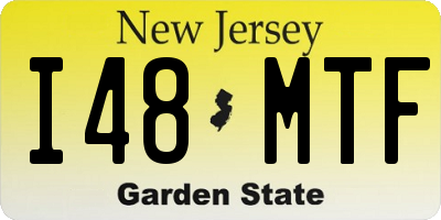 NJ license plate I48MTF
