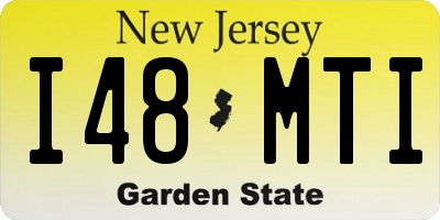 NJ license plate I48MTI