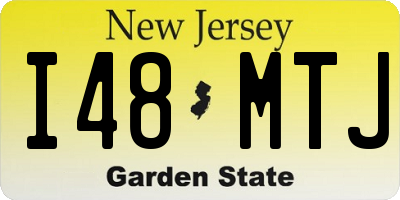 NJ license plate I48MTJ