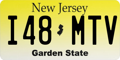 NJ license plate I48MTV