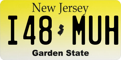 NJ license plate I48MUH