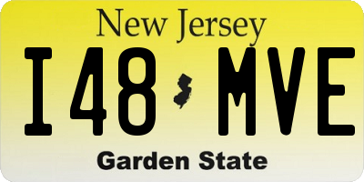 NJ license plate I48MVE