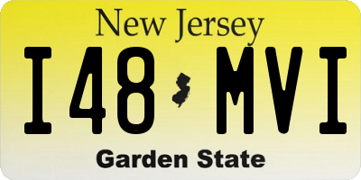 NJ license plate I48MVI
