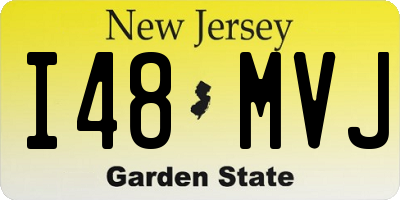 NJ license plate I48MVJ