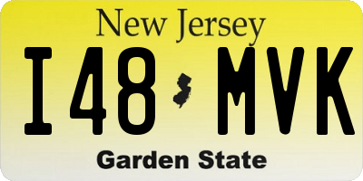 NJ license plate I48MVK
