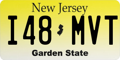 NJ license plate I48MVT