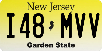 NJ license plate I48MVV