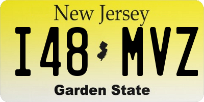 NJ license plate I48MVZ