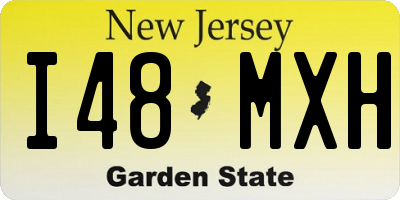 NJ license plate I48MXH