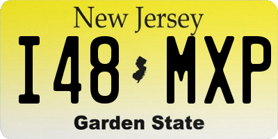 NJ license plate I48MXP