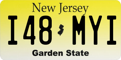 NJ license plate I48MYI
