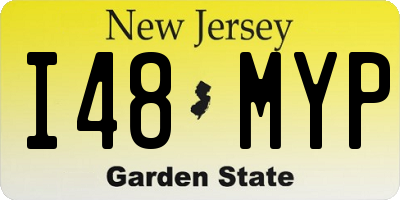 NJ license plate I48MYP