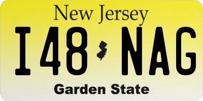 NJ license plate I48NAG