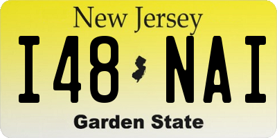 NJ license plate I48NAI