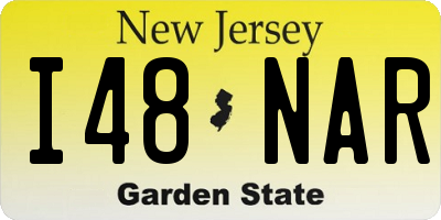 NJ license plate I48NAR