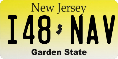 NJ license plate I48NAV