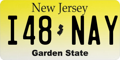 NJ license plate I48NAY