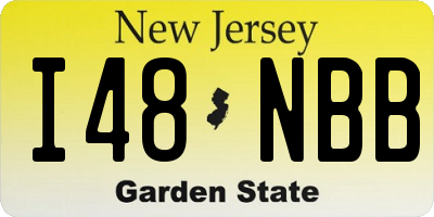 NJ license plate I48NBB