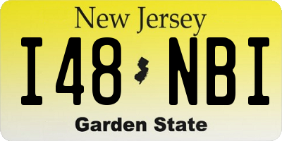 NJ license plate I48NBI