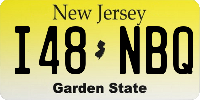 NJ license plate I48NBQ