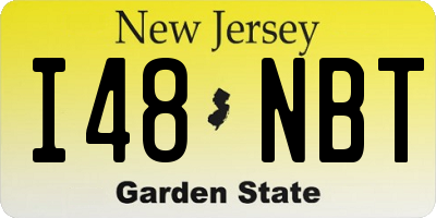 NJ license plate I48NBT