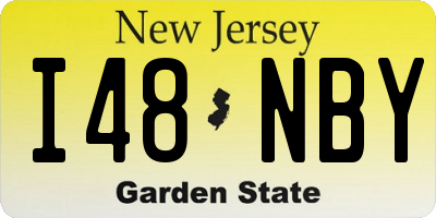 NJ license plate I48NBY