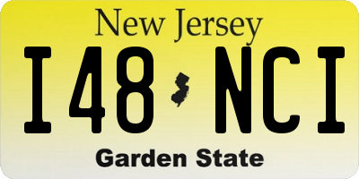 NJ license plate I48NCI