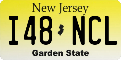 NJ license plate I48NCL