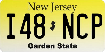 NJ license plate I48NCP
