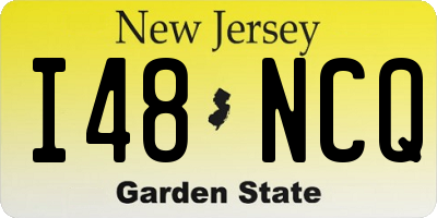 NJ license plate I48NCQ