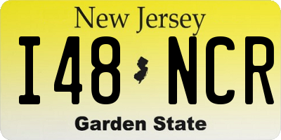 NJ license plate I48NCR