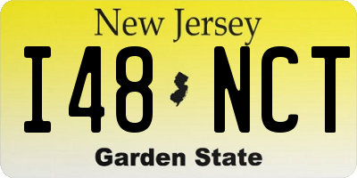 NJ license plate I48NCT