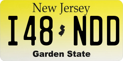 NJ license plate I48NDD