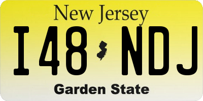 NJ license plate I48NDJ