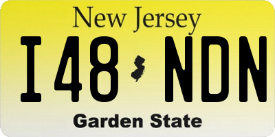 NJ license plate I48NDN