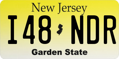 NJ license plate I48NDR