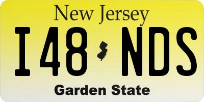 NJ license plate I48NDS