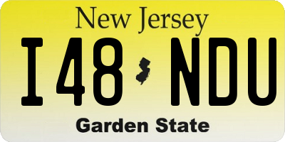NJ license plate I48NDU