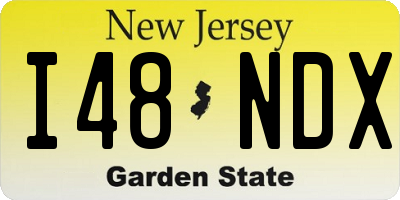 NJ license plate I48NDX