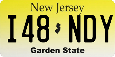 NJ license plate I48NDY