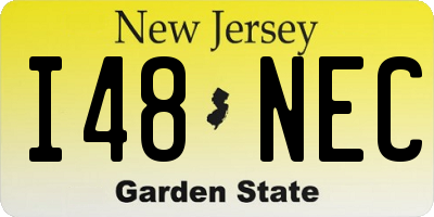 NJ license plate I48NEC