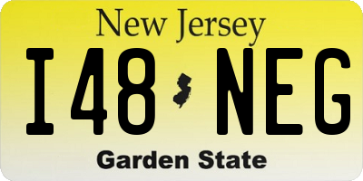 NJ license plate I48NEG
