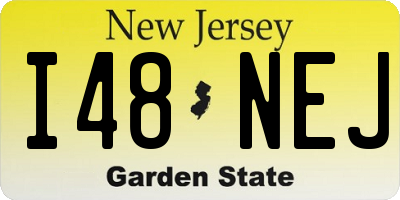 NJ license plate I48NEJ