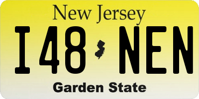NJ license plate I48NEN