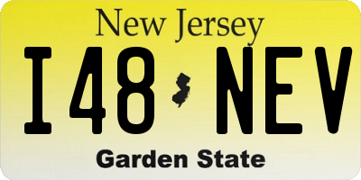 NJ license plate I48NEV