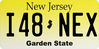 NJ license plate I48NEX