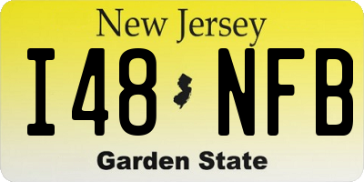NJ license plate I48NFB