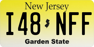 NJ license plate I48NFF