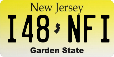 NJ license plate I48NFI