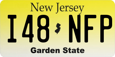 NJ license plate I48NFP